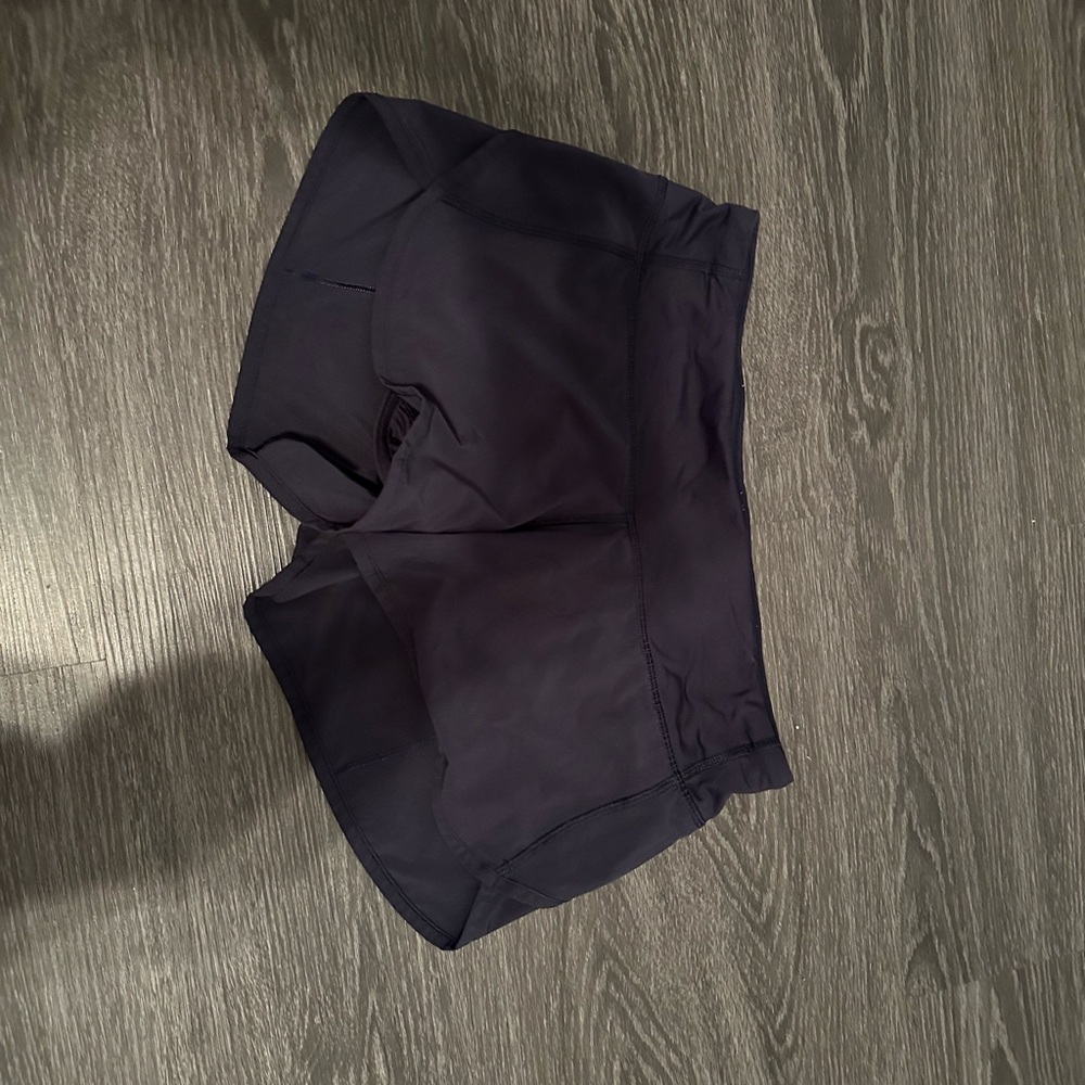 Navy blue lululemon shorts